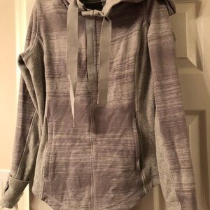 Grey lululemon hoodie size 4